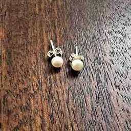 arte Sterling Silver Pearl Stud Earrings-picture-30