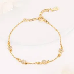 giva Sterling Silver Gold-Plated Binary Star Bracelet-picture-18