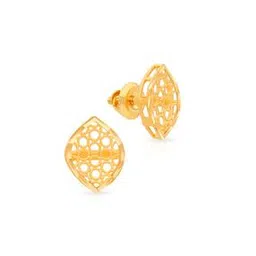 malabar gold & diamonds Yellow Gold Stud Earrings-picture-51