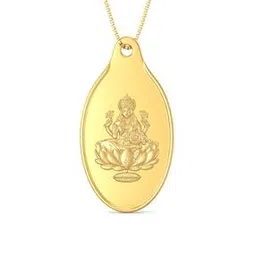 joyalukkas 10gm 24Kt(999) Goddess Lakshmi Gold Coin Pendant-picture-36