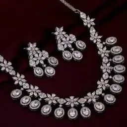 giva Sterling Silver Gleaming Bridal Jewellery Set-picture-15