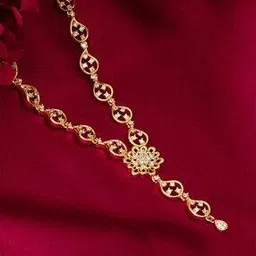 giva Gold-Plated Glorious Flower Necklace-picture-43