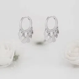 giva Sterling Silver Jingle Hoop Earrings-picture-45
