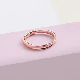 Sterling Silver Rose Gold-Plated Ring-image-49