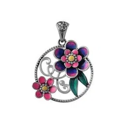 rihi Sterling Silver Floral Pendant-picture-40