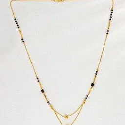 p n gadgil jewellers Women Yellow Gold Beaded Mangalsutra-picture-39