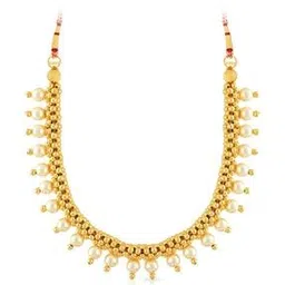 malabar gold & diamonds Yellow Gold Tushi Necklace-picture-36