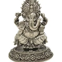 srijagdamba pearls dealer Silver Lord Ganesh Ji Silver Idol-picture-18
