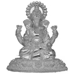 srijagdamba pearls dealer Silver Vighneshvara Idol-picture-39