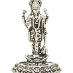 srijagdamba pearls dealer Silver Lord Vishnu Idol-picture-10