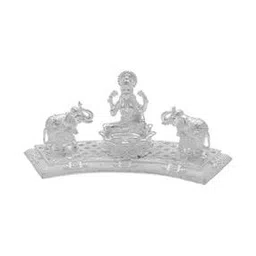 srijagdamba pearls dealer Silver Lord Lakshmi Idol-picture-42