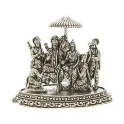 srijagdamba pearls dealer Silver Ram Pariwar Idol-picture-38