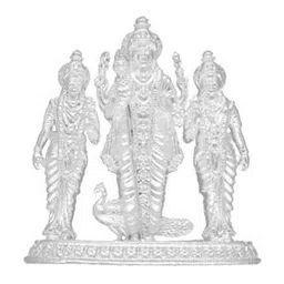 srijagdamba pearls dealer Silver Kartikeya Pariwar Idol-picture-25