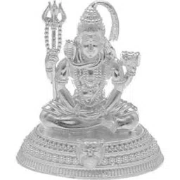 srijagdamba pearls dealer Silver Lord Shiva Idol-picture-46