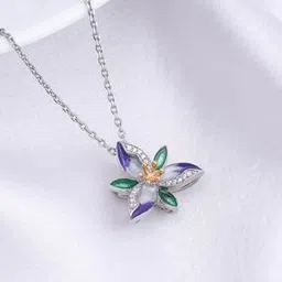 giva Bhumi Convertible Trillium Ring & Pendant Necklace-picture-26