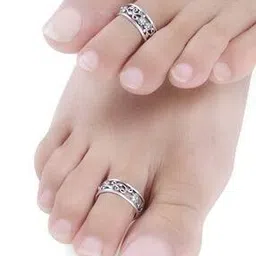 taarose Women Sterling Silver Toe Rings-picture-40