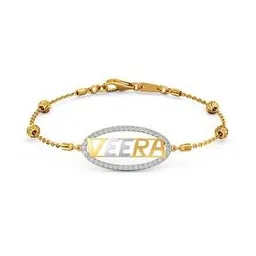 Men Yellow Gold Veera Bracelet-image-9
