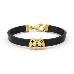 joyalukkas Men Yellow Gold Game Bracelet-picture-10