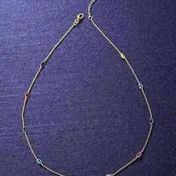 clara Women Sterling Silver Gold-Plated Necklace-picture-44