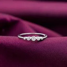 giva Sterling Silver Zircon Penta Glow Ring-picture-15