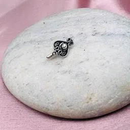 arte Girls Sterling Silver Oxidised Nose Pin-picture-40