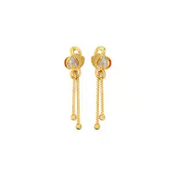 joyalukkas Women Yellow Gold Drop Earrings-picture-35