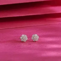 silvostyle by png Women Sterling Silver Petal Ensemble Stud Earrings-picture-15