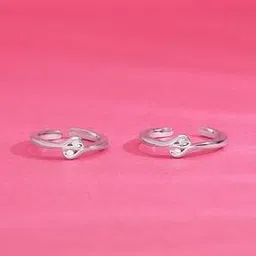 silvostyle by png Women Sterling Silver Modest Toe Rings-picture-35