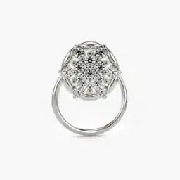 valanova Women White Gold Lab Grown Diamond Nosepin-picture-47