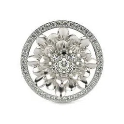 valanova Women Sterling Silver Lab Grown Diamond-Studded Pendant-picture-21