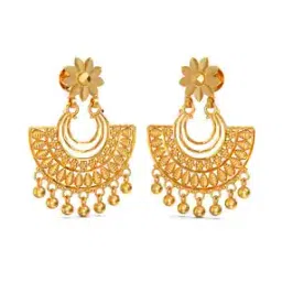 joyalukkas Women Yellow Gold Drop Earrings-picture-34