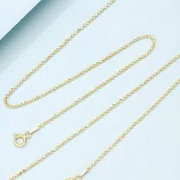 zavya Women Sterling Silver Gold-Plated Sphere Anklets-picture-43