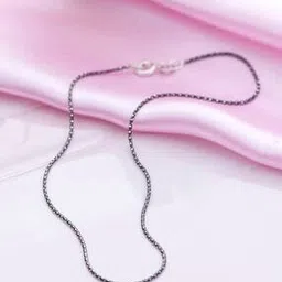 zavya Women Sterling Silver Beaded Anklet-picture-39