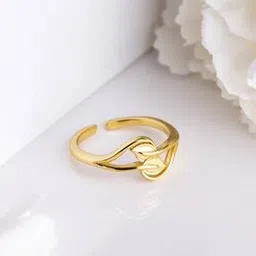 zavya Women Sterling Silver Gold-Plated Ring-picture-37