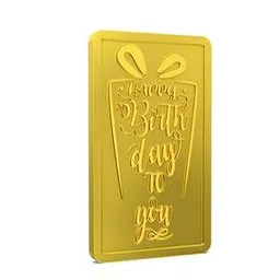 aspect bullion refinery Yellow Gold Birthday Bar-picture-20