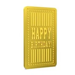 aspect bullion refinery Yellow Gold Birthday Bar-picture-50