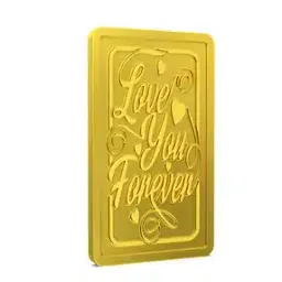 aspect bullion refinery Yellow Gold Love Forever Bar-picture-31