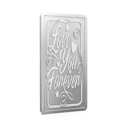 aspect bullion refinery Pure Silver Love You Forever Bar-picture-23