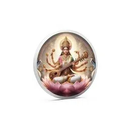 aspect bullion refinery Pure Silver Saraswati Coin-picture-17
