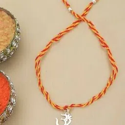Men Sterling Silver Om Rakhi-image-0
