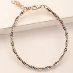 prioni Women Sterling Silver Rhodium-Plated Chain Bracelet-picture-16
