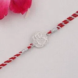 ornate jewels Men Sterling Silver Ganesha Rakhi-picture-15