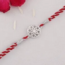 ornate jewels Men Sterling Silver Rakhi-picture-36