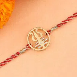 ornate jewels Men Sterling Silver American Diamond-Studded Rakhi-picture-51