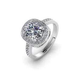 miss highness Women Sterling Silver Cubic Zirconias-Studded Ring-picture-14