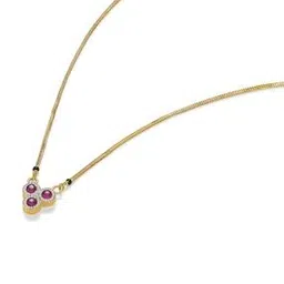 p n gadgil jewellers Women Yellow Gold Diamond-Studded Mangalsutra-picture-30