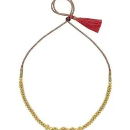p n gadgil jewellers Women Yellow Gold Beaded Necklace-picture-10