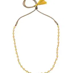 p n gadgil jewellers Yellow Gold Venerable Thushi Necklace-picture-36
