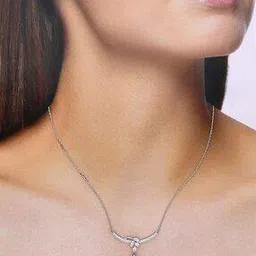 kai jewel Women Sterling Silver Grace Drop Chain Necklace-picture-45