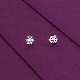 kai jewel Sterling Silver Smiley Snowflake Studs-picture-48